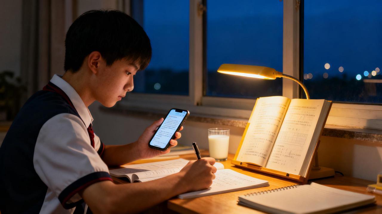 孩子以学习为由玩手机家长该怎么办？

现在这年代，信息多到看不过来，手机早成了孩