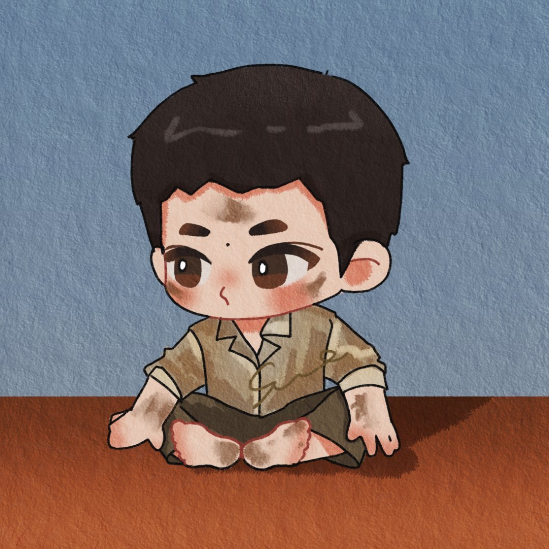 泥巴小孩儿四字 易烊千玺 yyqx 四字弟弟