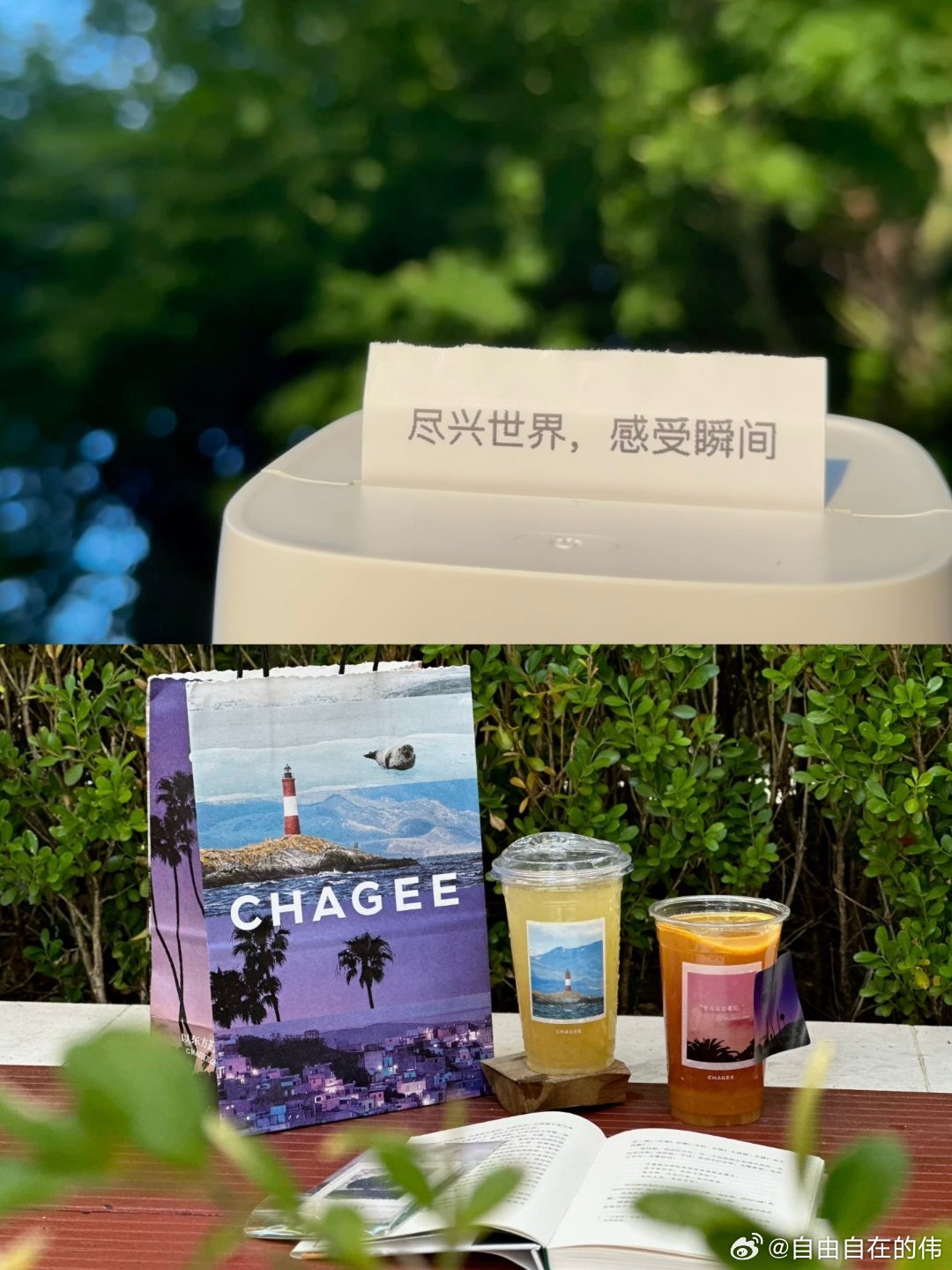 霸王茶姬 心之所向，便是阳光，无所畏惧，便是远方，人生最幸福的事，不是活的像别人