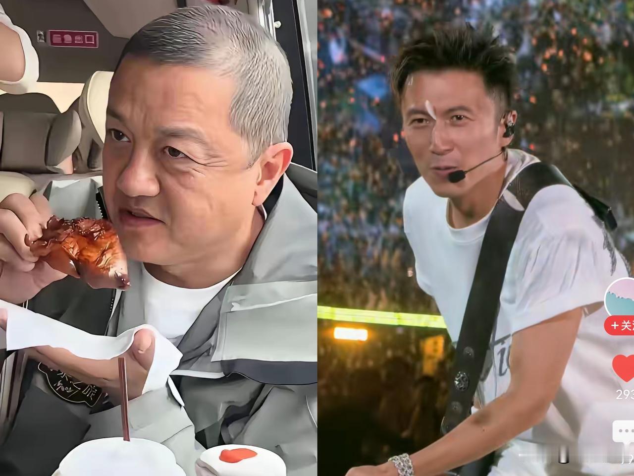 如果你是王菲，
你会选谁？
李亚鹏，71年的，今年五十五岁，
满头白发，衰老速度