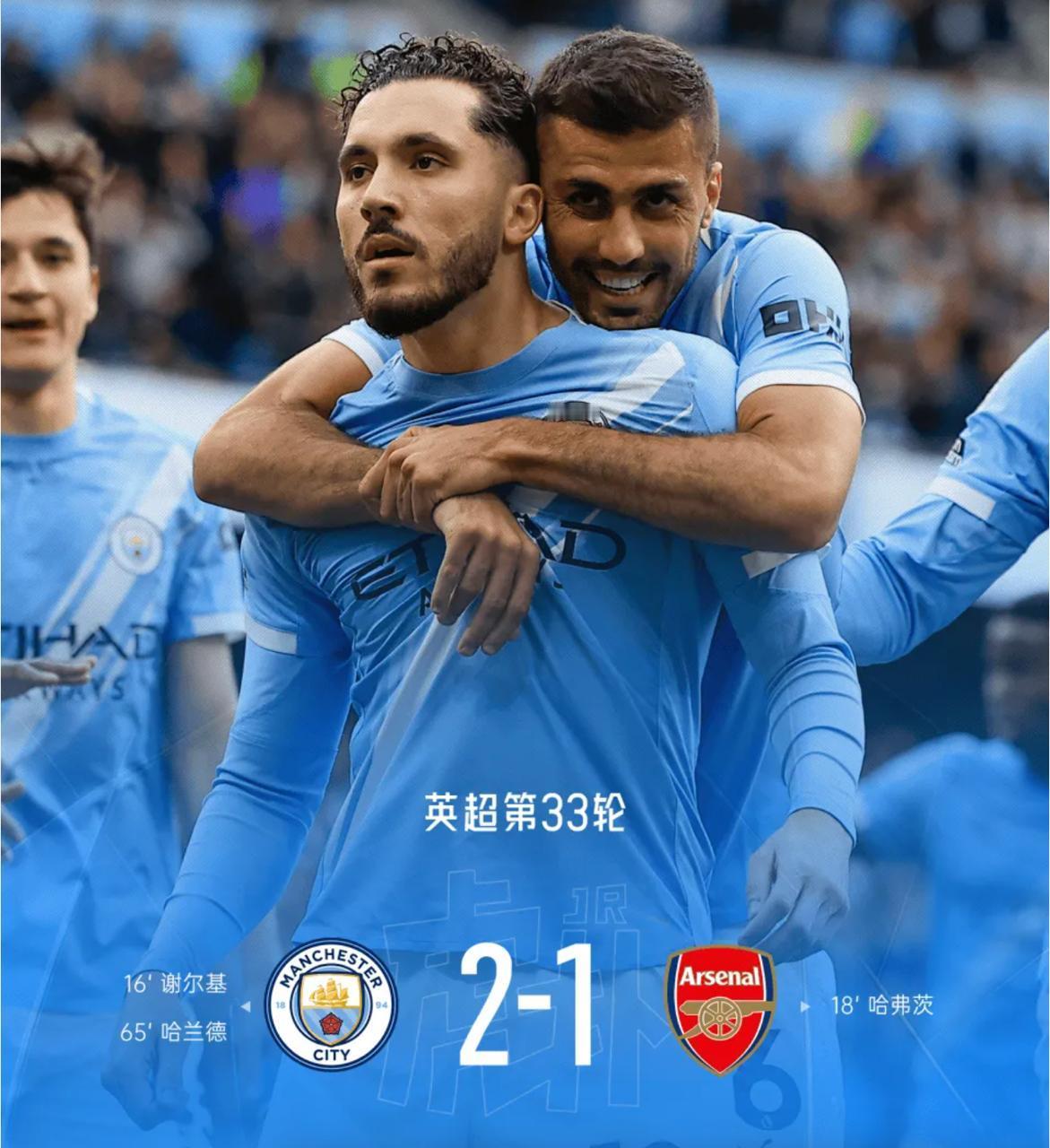 哈兰德：我进球了所以在和加布对决中胜出，B席像卡纳瓦罗04月20日讯 在曼城主场