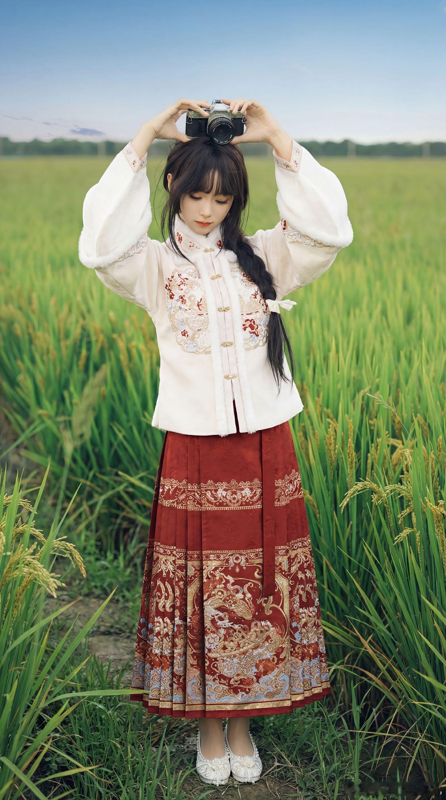 人像摄影 马面裙女孩美女颜控正义日记的圈子