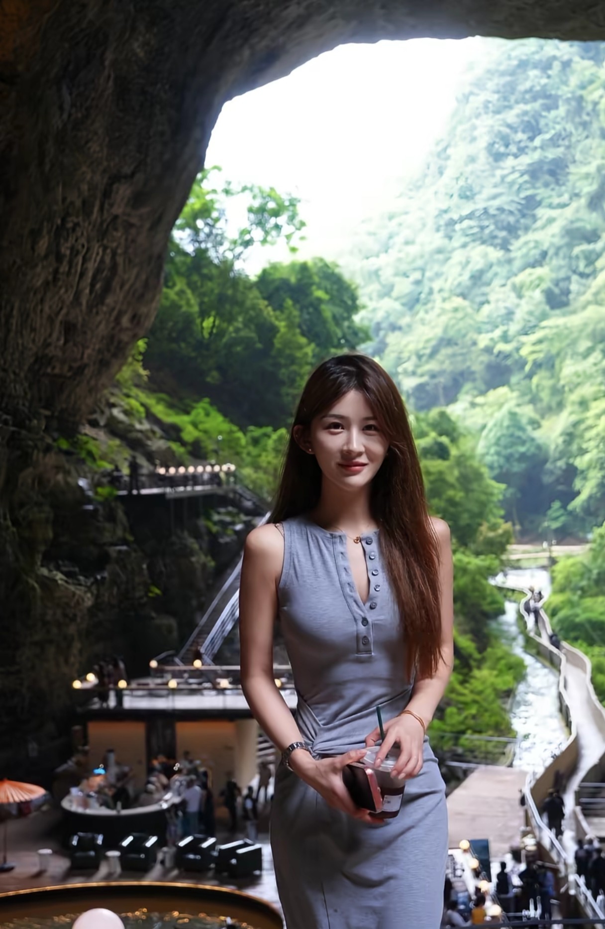 连衣裙穿搭小姐姐美女