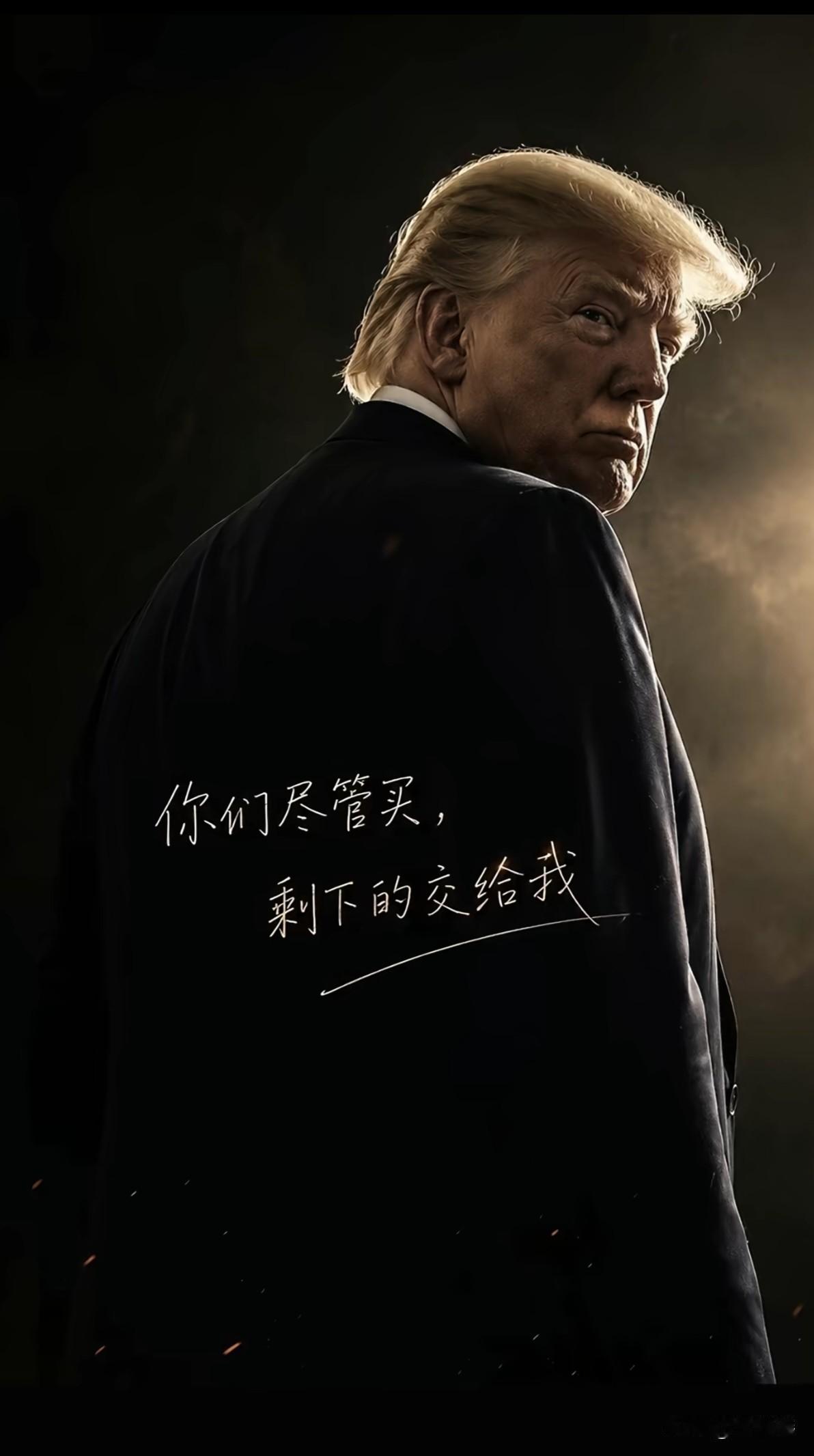 神一样耀眼， 他说普通人买黄金，我买了，他说石油，我买了，他说让股市继续强大，我