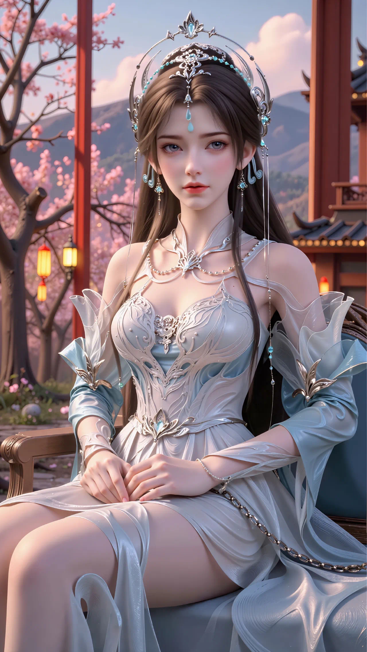 完美世界  清漪【精致美图】最后一面都未曾见到，然心甘情愿合体！动漫星域[超话]
