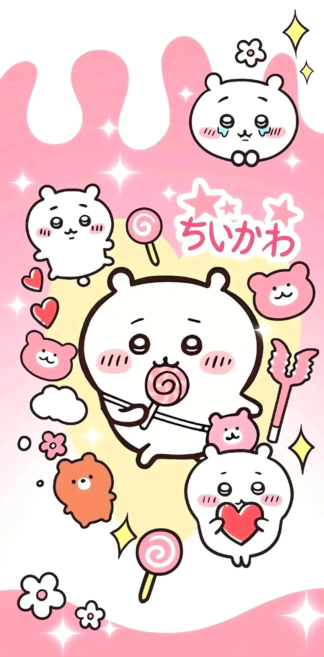 吉伊卡哇灵感共创夏日企画吉伊卡哇萌萌哒壁纸几个小家伙太可爱了哦！