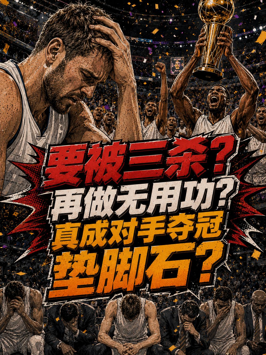 马刺队注定被三杀？文班亚马他们真的会再做无用功吗？难道这支球队注定又将成为对手强