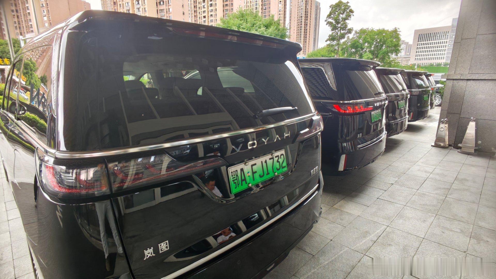 这么多的岚图梦想家，好气派，拍完照忘了送我的是哪辆了，找半天…… 
