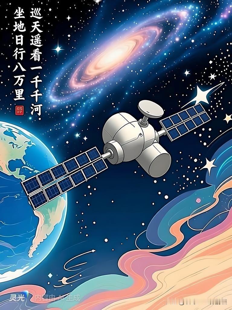 坐地日行八万里，巡天遥看一千河