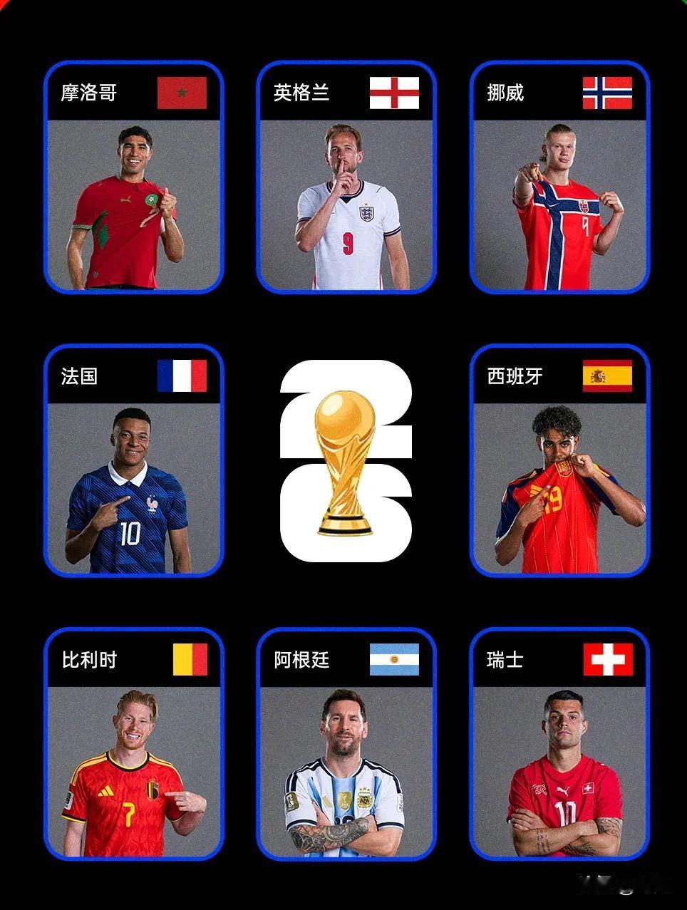 世界杯八强全部产生，6个欧洲国家队差点成为欧洲杯，阿根廷艰难击败埃及，“保送决赛
