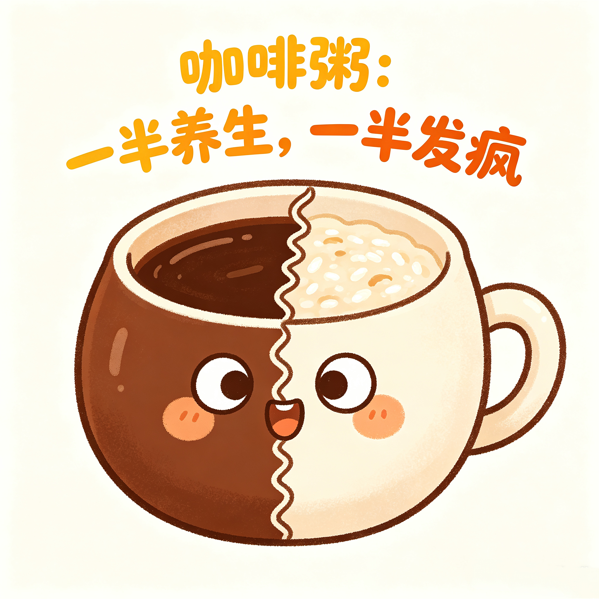 爱喝粥和爱喝咖啡的人都沉默了看到标题，直接给我一棒槌，直接干沉默了他们两个怎么想