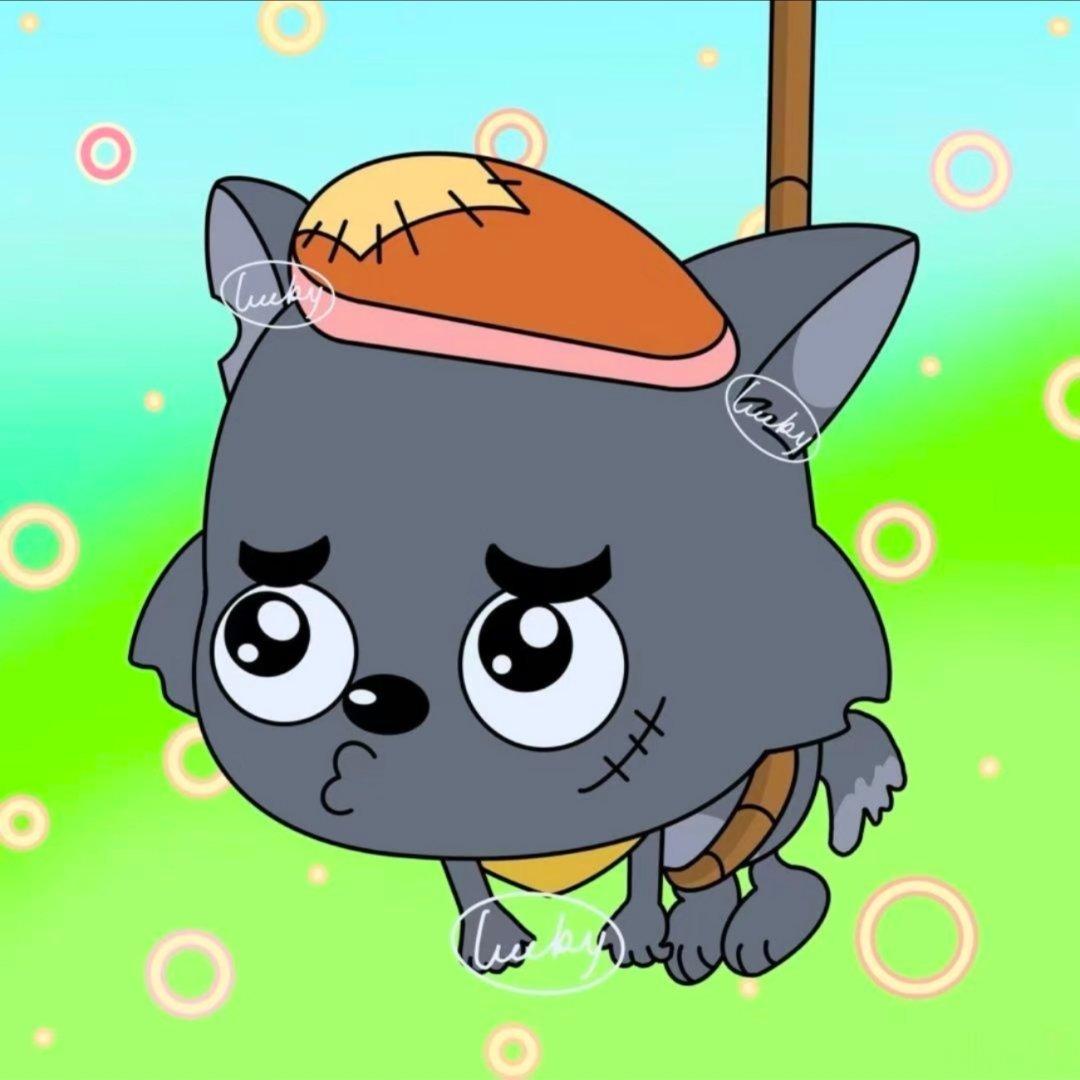 怎么会有这么可爱的灰太狼～ 
