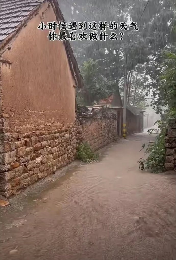 童年的雨天，总是充满了无尽的乐趣。那时，我们最喜欢的活动是撑着五彩斑斓的雨伞，在