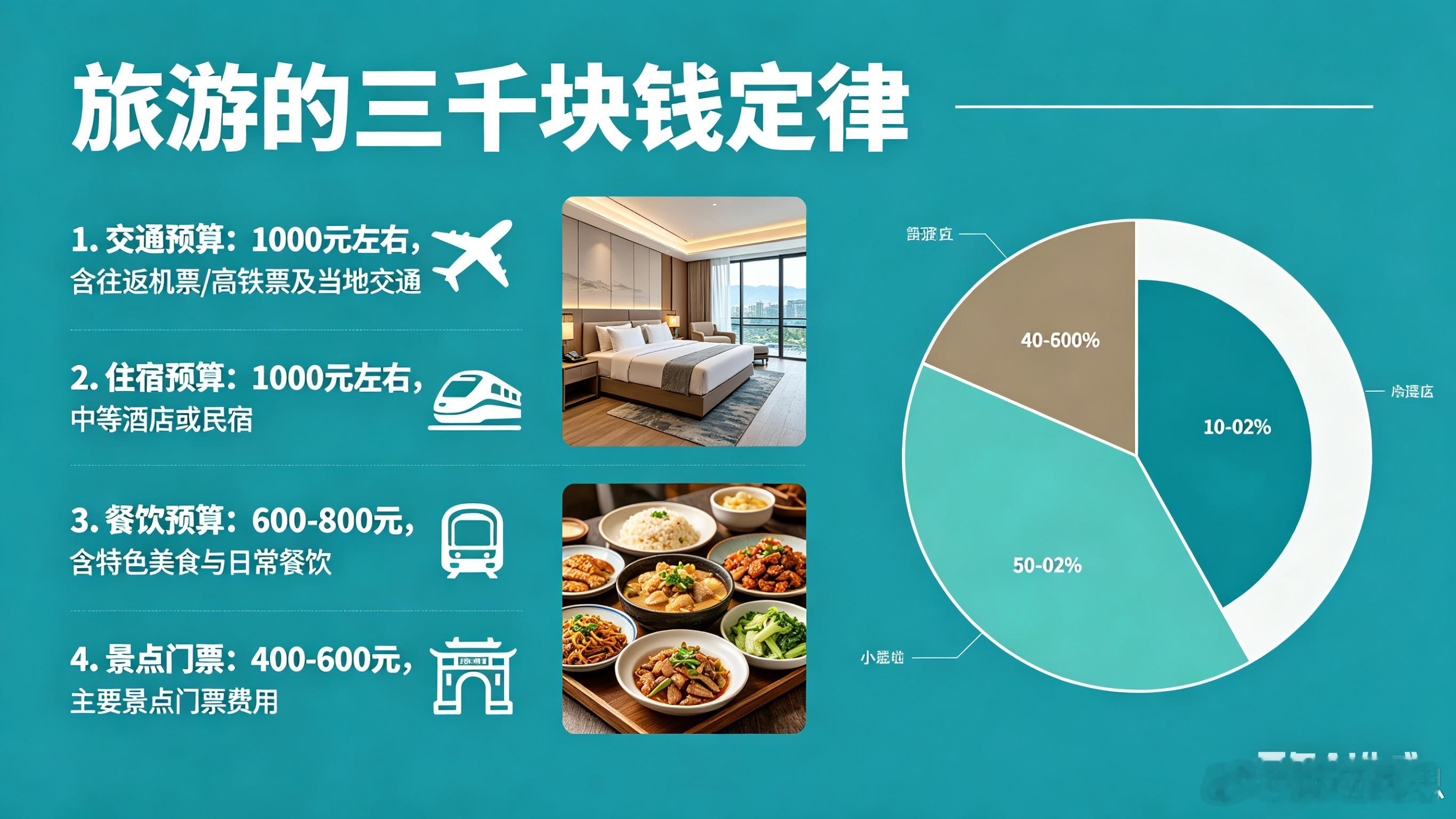 旅游的三千块钱定律你有没有发现，每次出门玩，预算写2000，花着花着就三千了。不