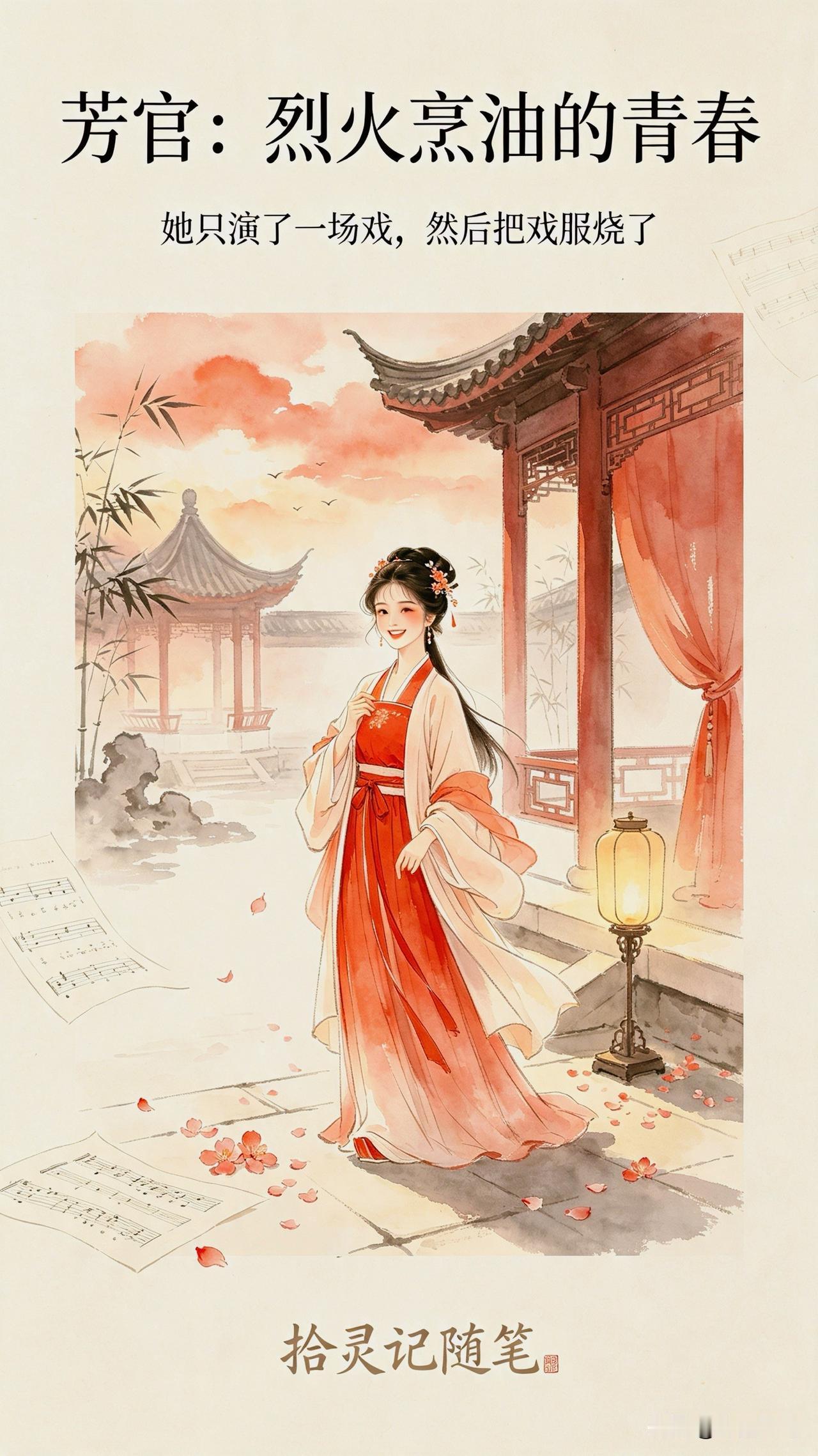 拾灵记｜芳官：那场烈火烹油的青春，是她留给这世界的最后一声大笑

“霁月难逢，彩