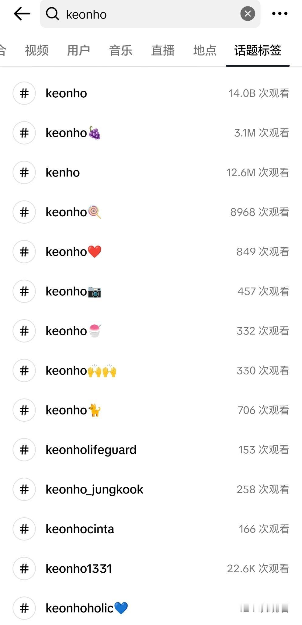 安乾镐🐑抖个人tag浏览量已经达到了140亿了，依旧总量第一，涨幅第一当之无愧