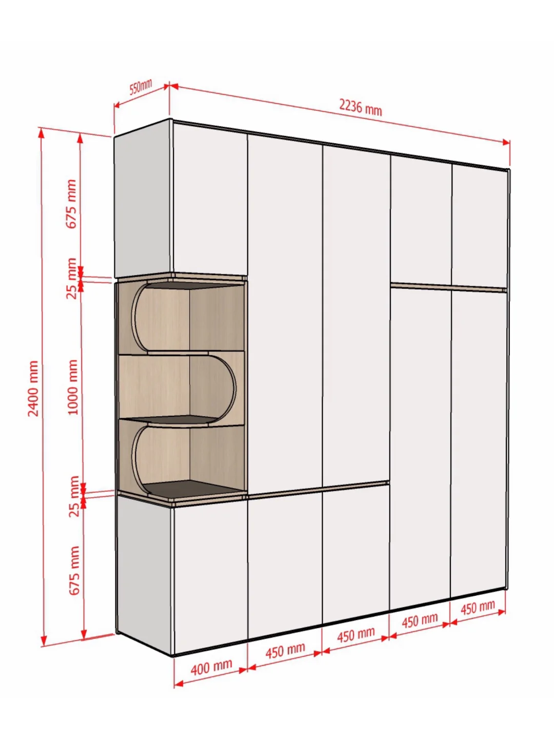千篇一律的衣柜看腻了那就试试这款吧