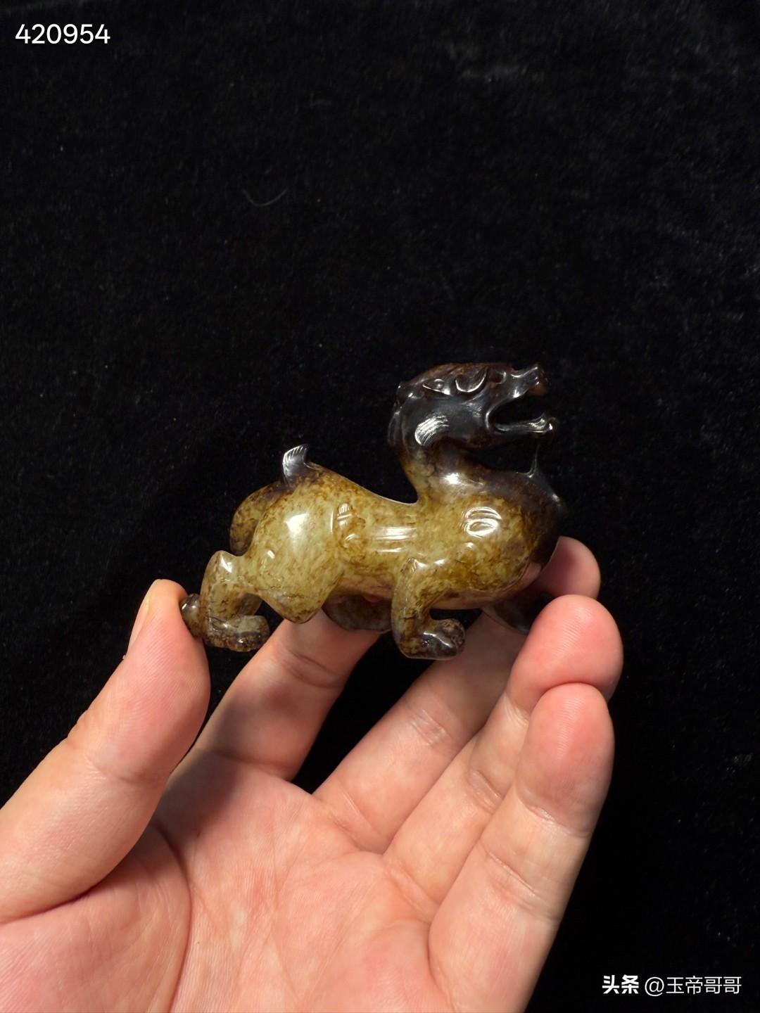 战汉玉兽