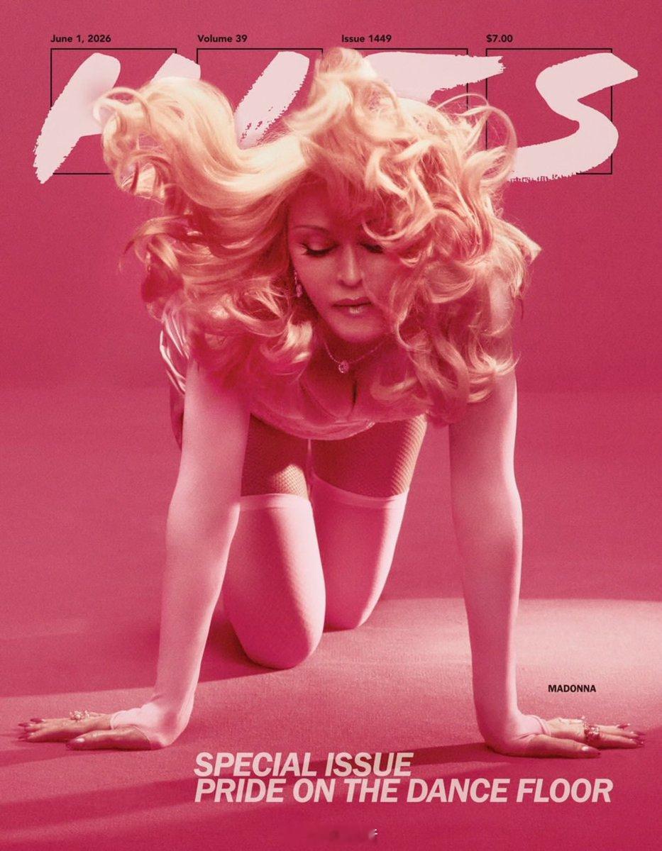 Madonna 麦当娜Madonna为 HitsDailyDouble 杂志骄傲
