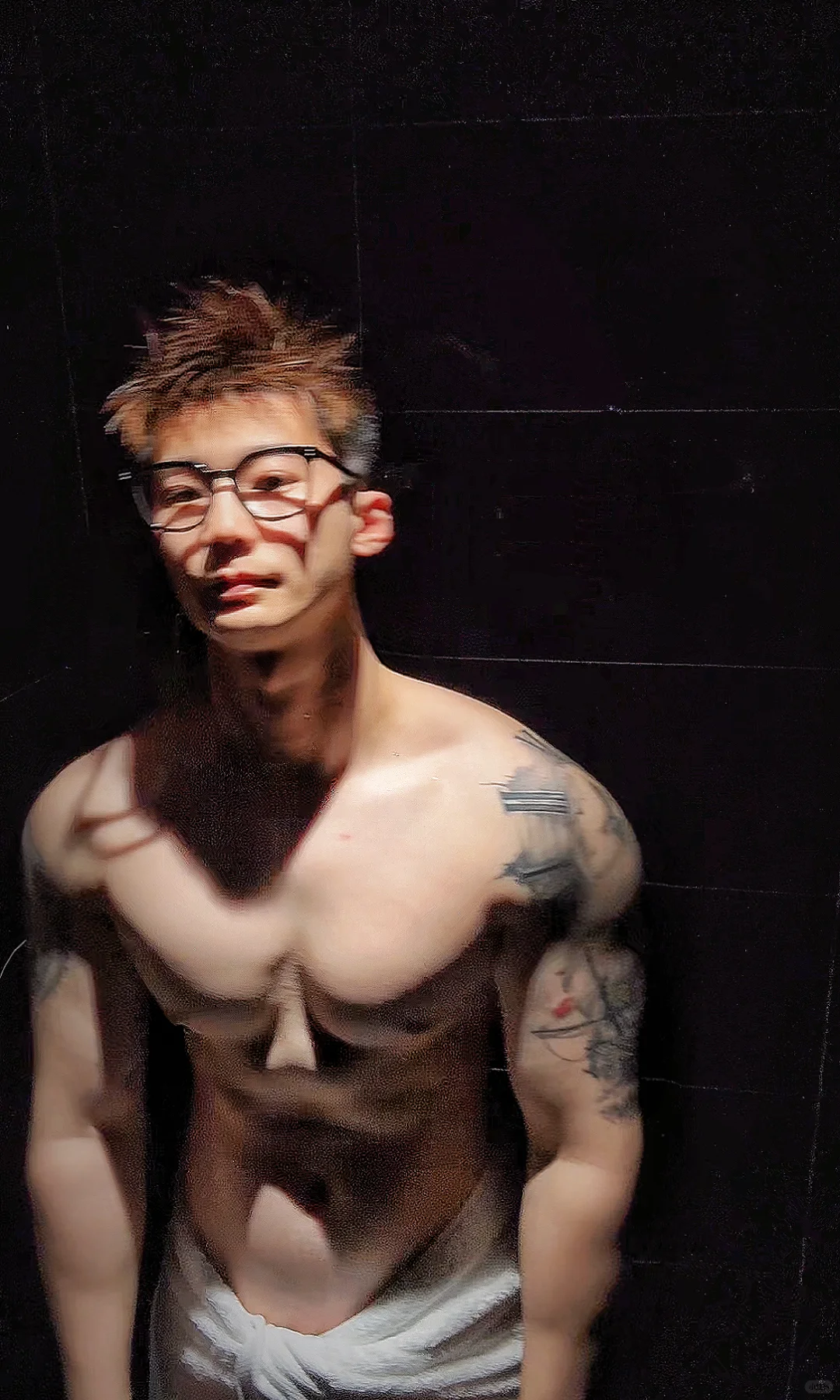 一个月没训练的脂包肌