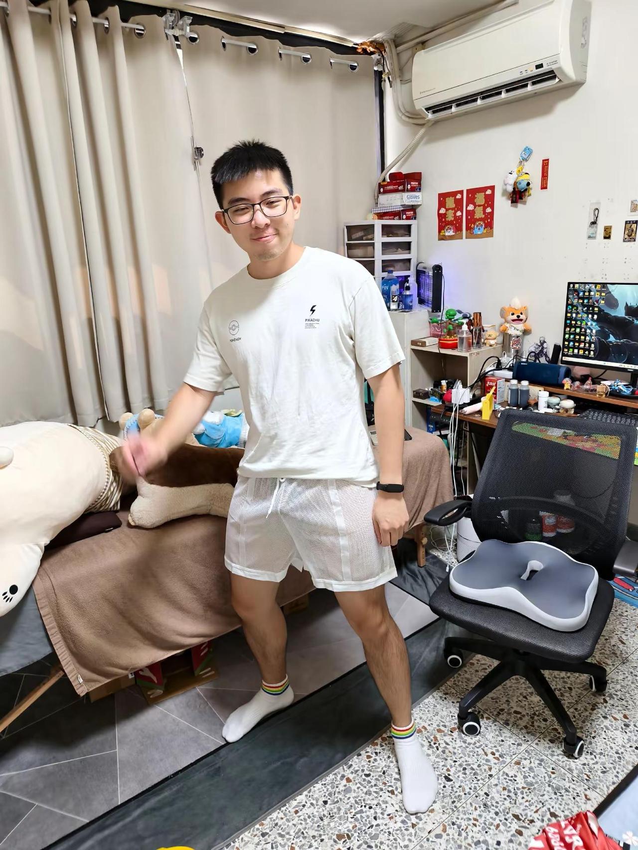 🙀🙀🙀🙀。男生穿搭 居家男友风 猛男短裤 保持自律才能穿衣自由