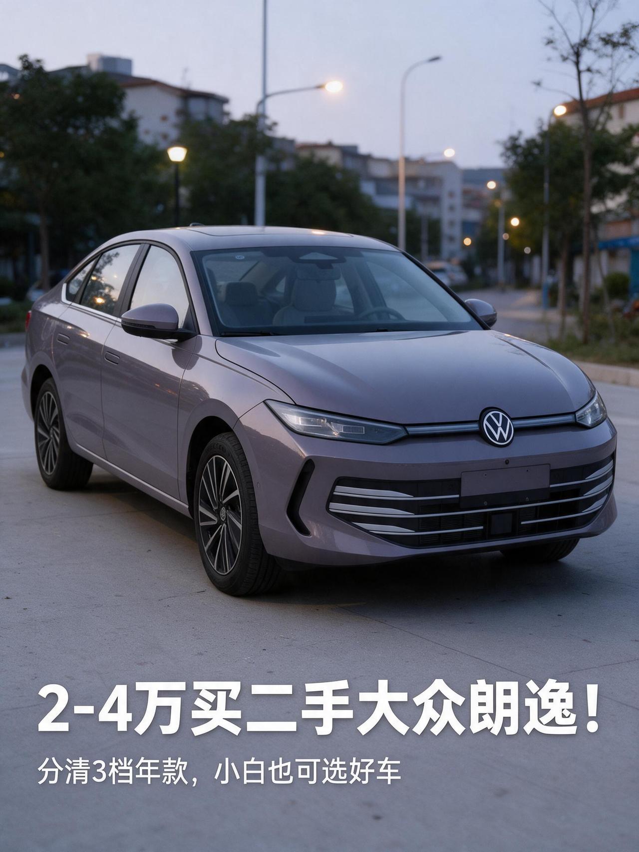 2‑4万买二手大众朗逸！分清这3档年款，小白也可选好车。
二手朗逸之所以这么受欢
