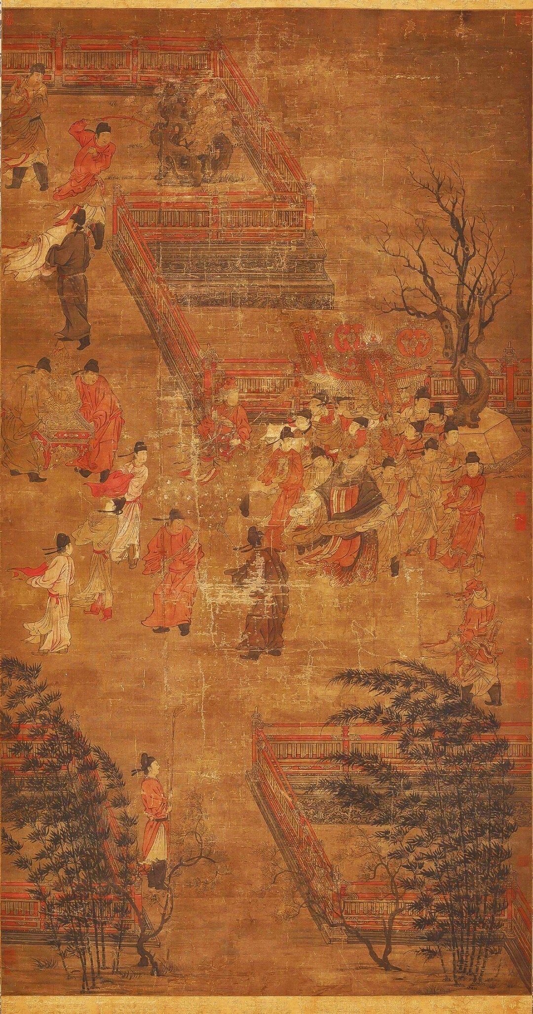 武则天到底长啥样？《唐后行从图》里有答案！《唐后行从图》长159厘米，宽80.9