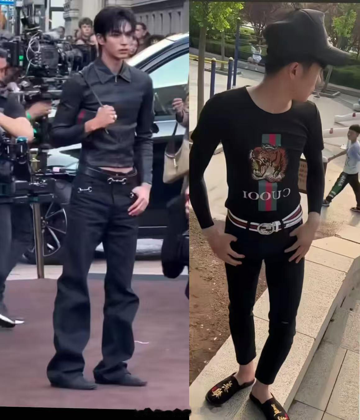 谁能分得清这是在米兰时装周还是在西街菜市场 ​​​