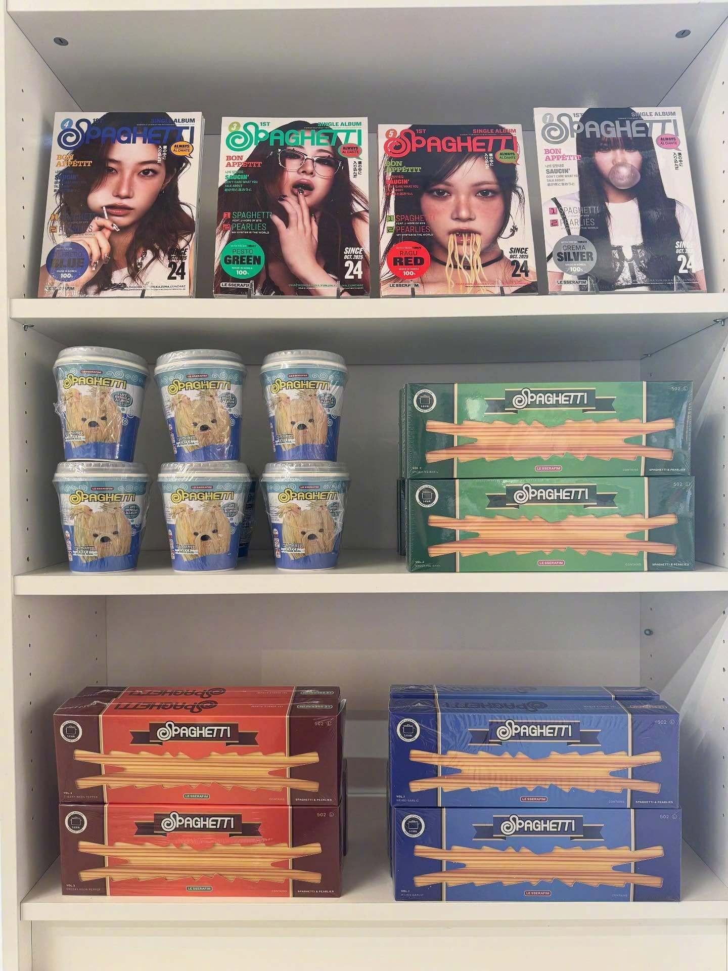 【Twi】新回归的LE SSERAFIM专辑实物，晕....好有创意好可爱！LE