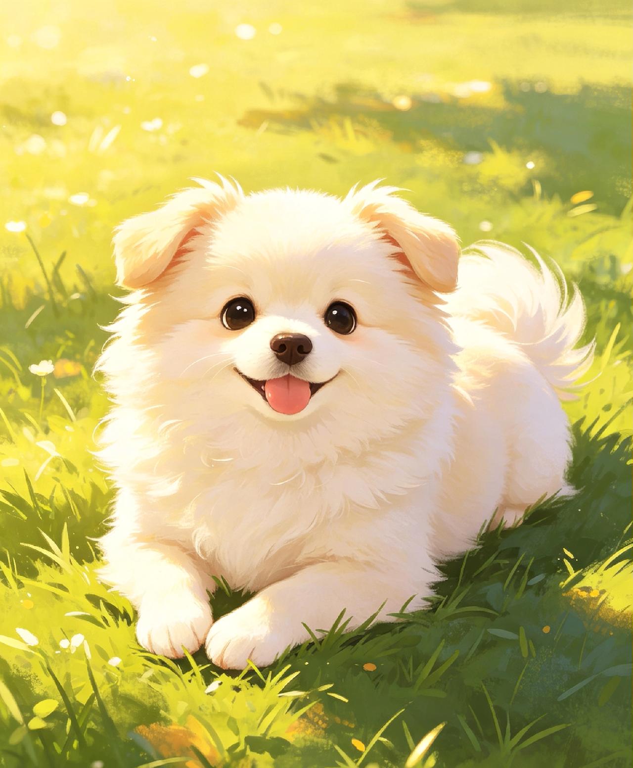 你能分享一张狗或小狗的可爱照片吗