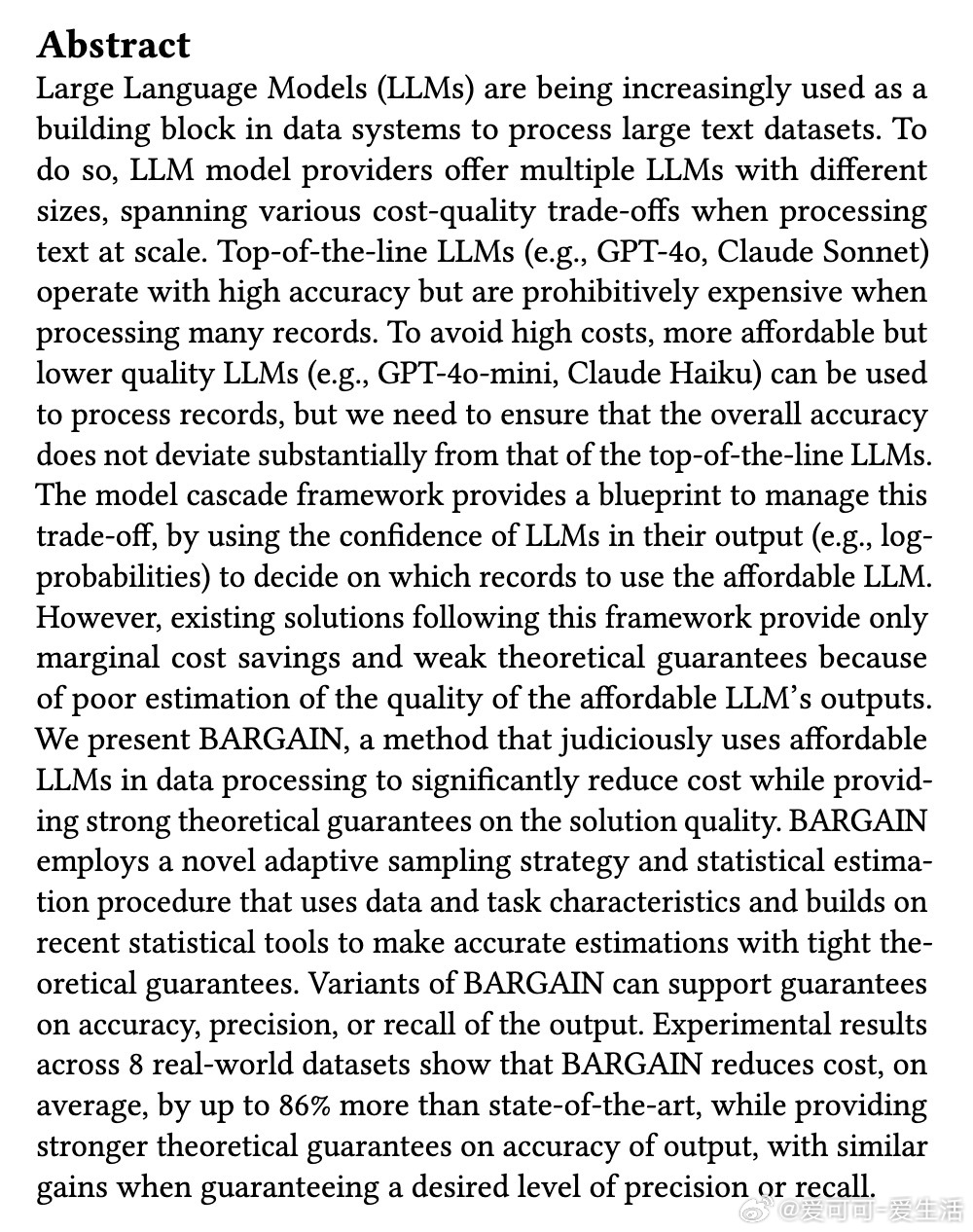 [LG]《Cut Costs, Not Accuracy: LLM-Powere