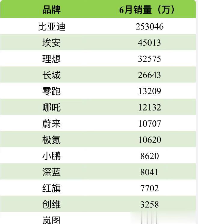 被黑的最惨的车企品牌，销量却碾压大众汽车、丰田汽车，这就是比亚迪汽车，6月份销量