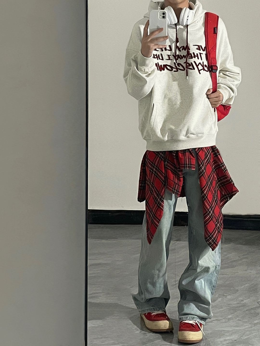 📕美式复古！街头休闲穿搭！卫衣➕衬衫好松弛！