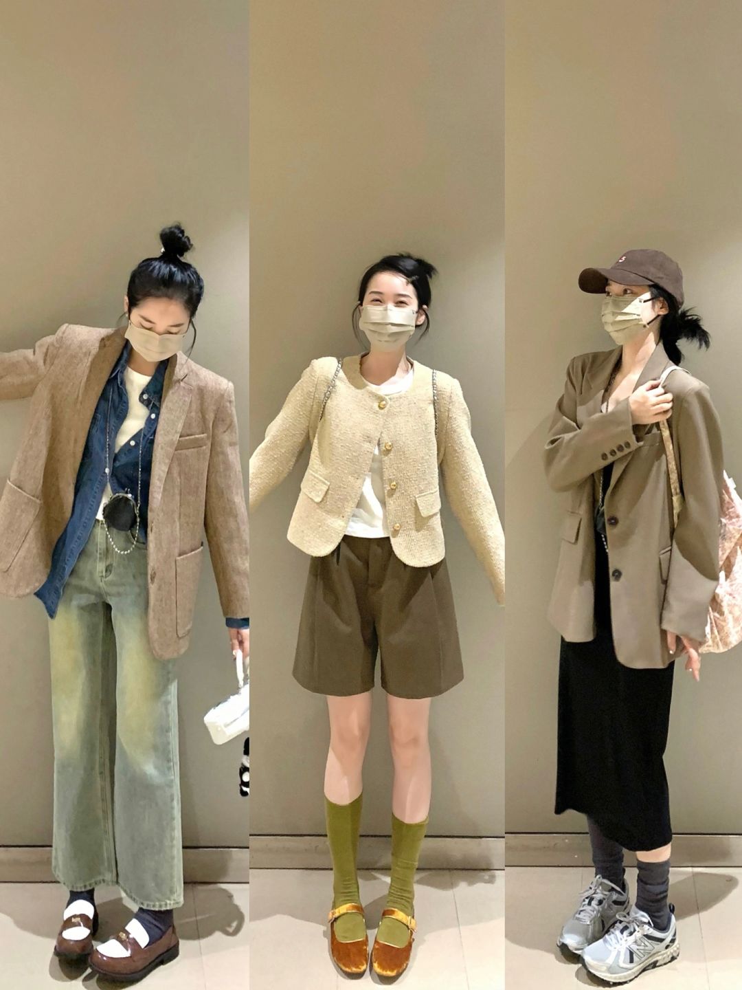 很有秋日落叶氛围感的棕色系！！！