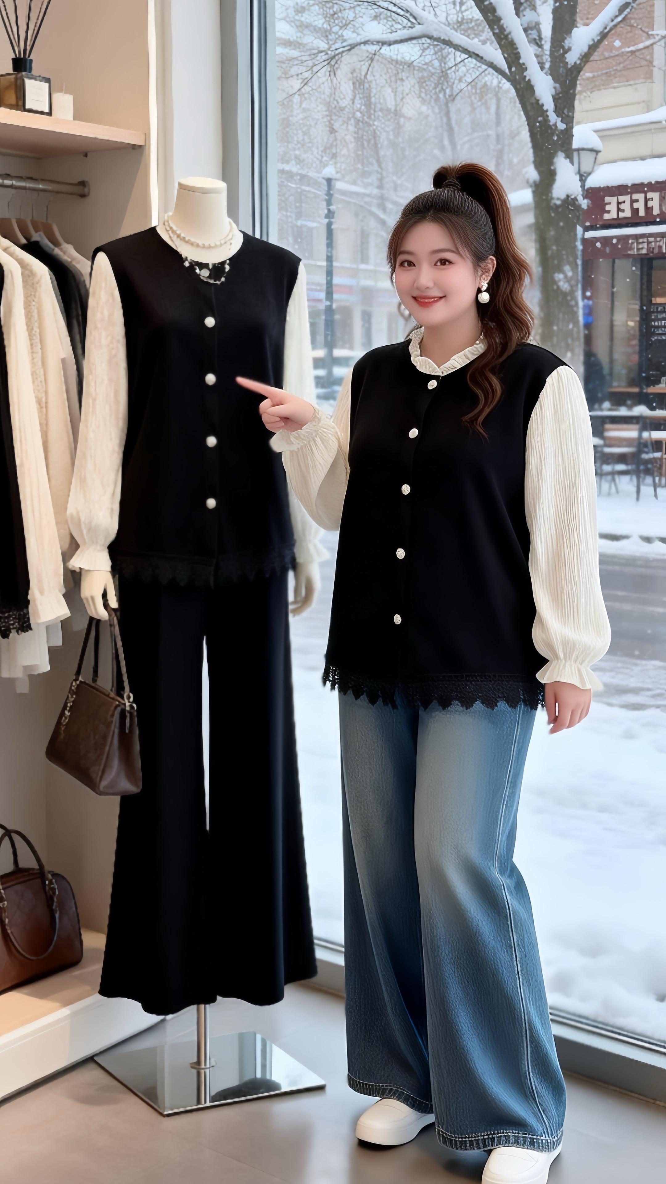 大码显瘦穿搭 优雅气质 高级感穿搭 秋冬的低调穿搭也能穿出高级感4招摆...