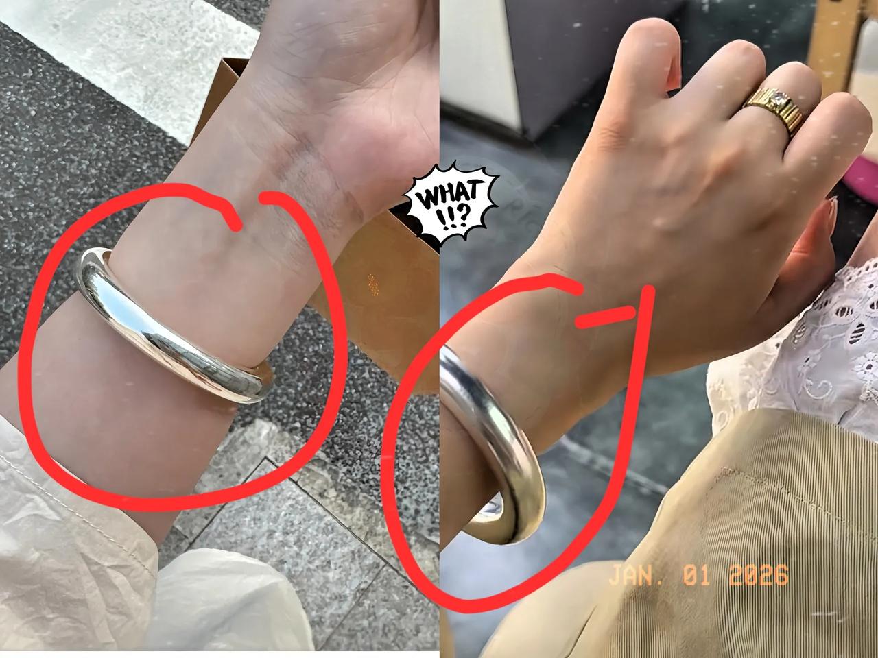 一觉醒来，
银镯子也已经快买不起了！

今天逛市场发现个挺有意思的事儿。以前戴银