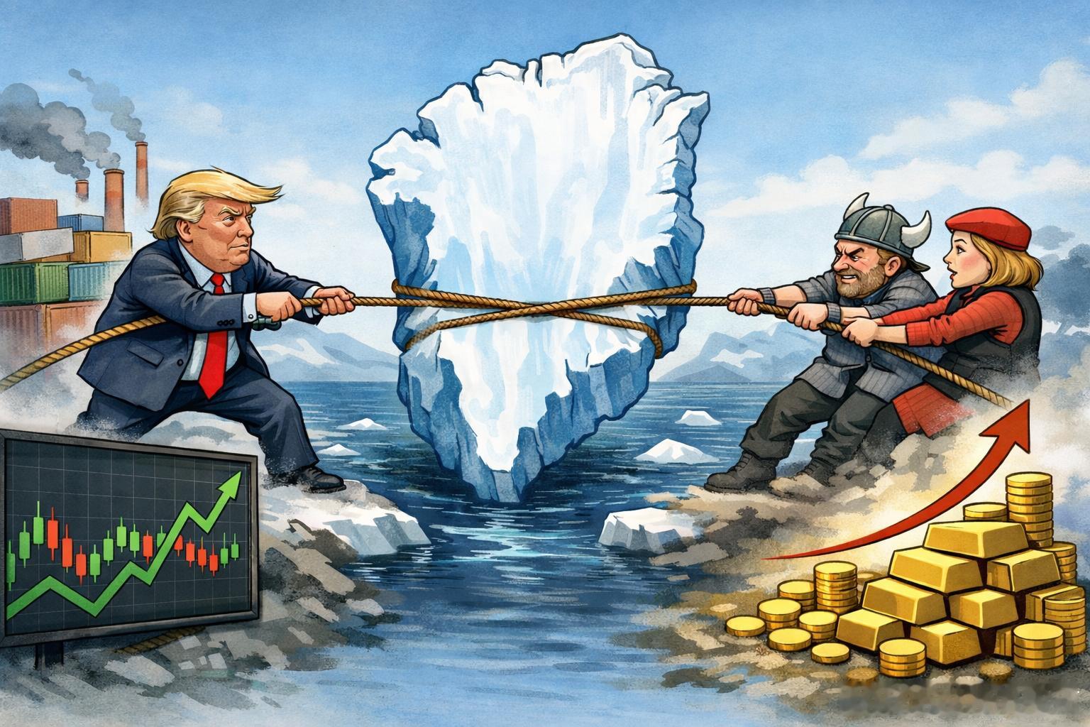 抢夺格陵兰的谈判剧本：市场为何对特朗普的升级威胁反而更冷静围绕格陵兰的争端在近期