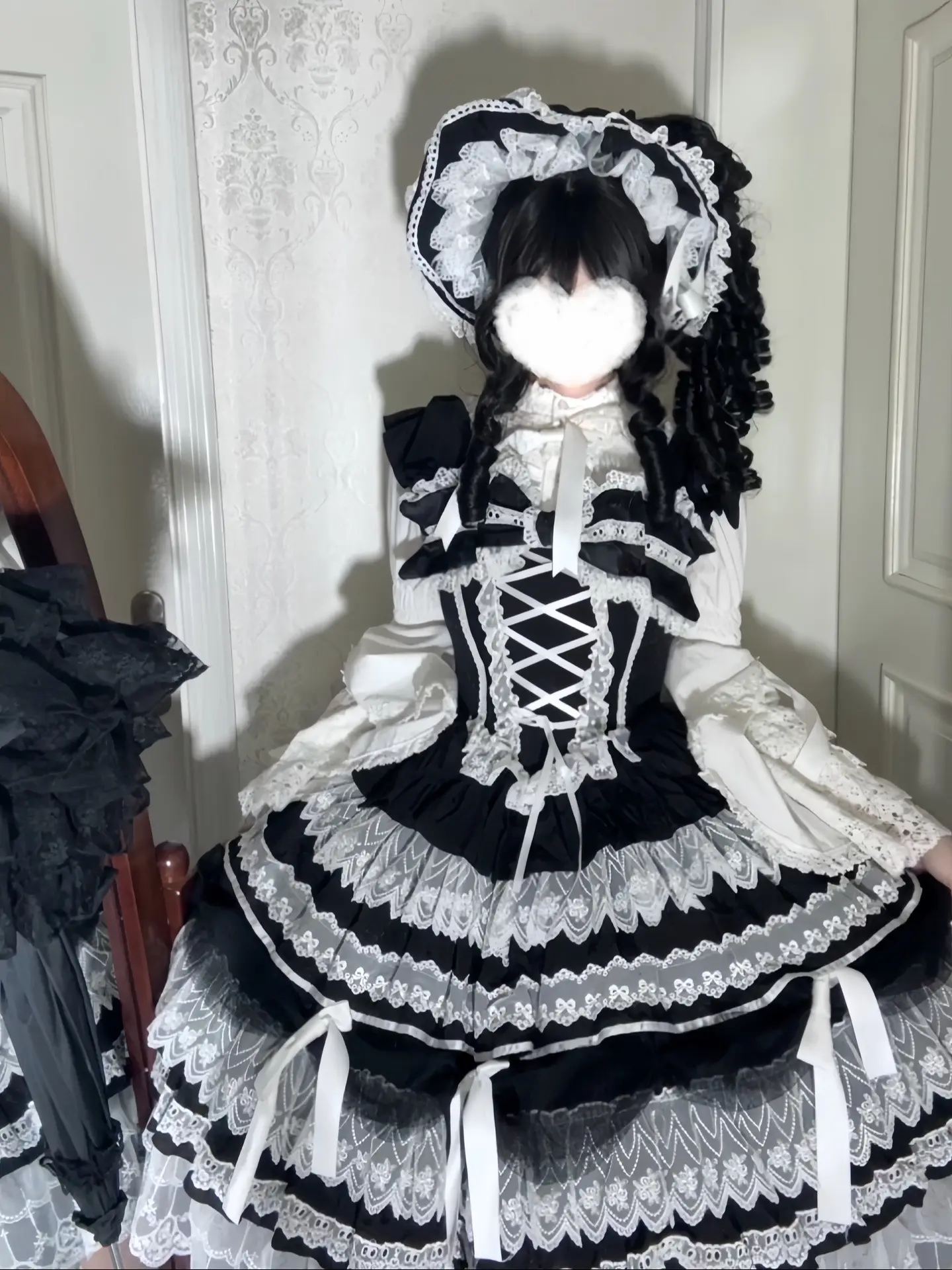 喜欢黑白的有福喽，因为真的太doll ！
