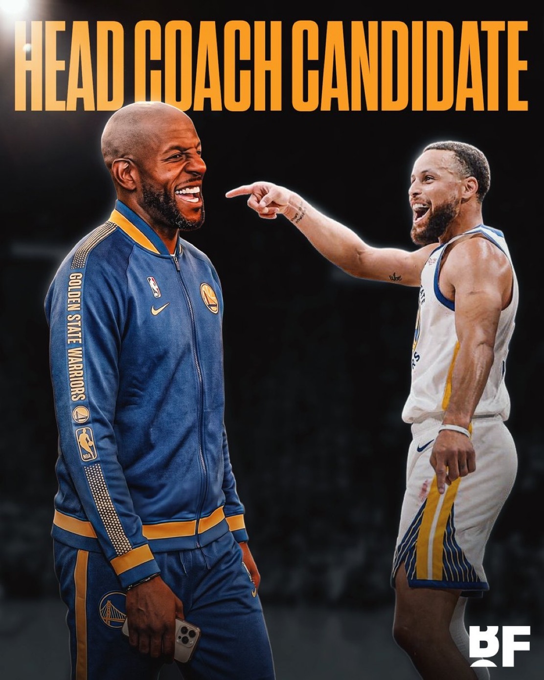 安德烈·伊戈达拉是一个值得关注的名字，如果史蒂夫·科尔从金州勇士队下台，他可能是