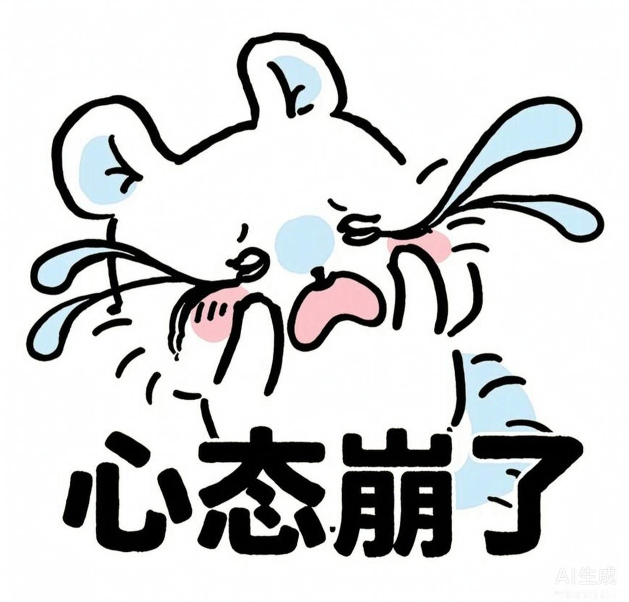 被可爱的飞鼠宝宝萌到了吗？萌到的话，赶快把这表情包收起来吧【ai生成】