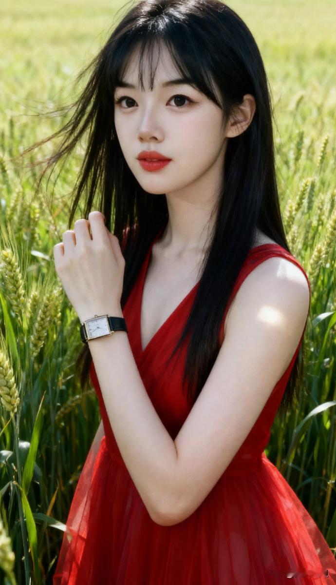 网红脸千篇一律，高级美万里挑一。
普通好看是塑料花，艳丽却单薄；真正美女是山间月