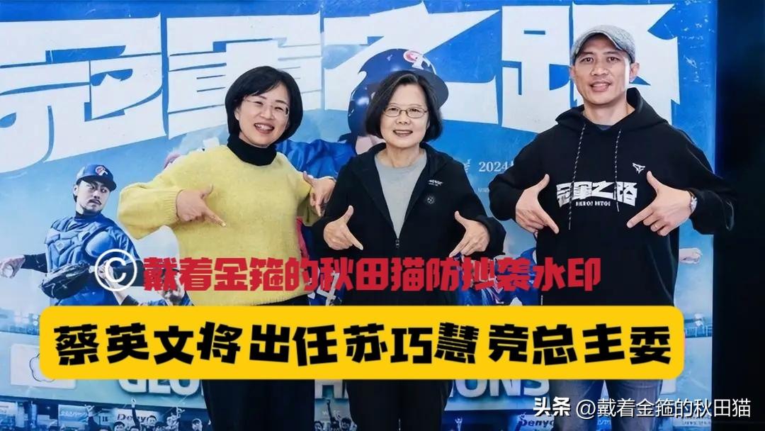 赖清德被边缘化？
苏巧慧证实：蔡英文将出任其新北竞总主委，李四川迎来更大强敌～