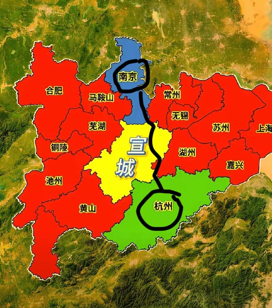 南京和杭州，哪座城市更适宜长期居住呢？从地图上看，南京和杭州之间也就隔了一个宣城