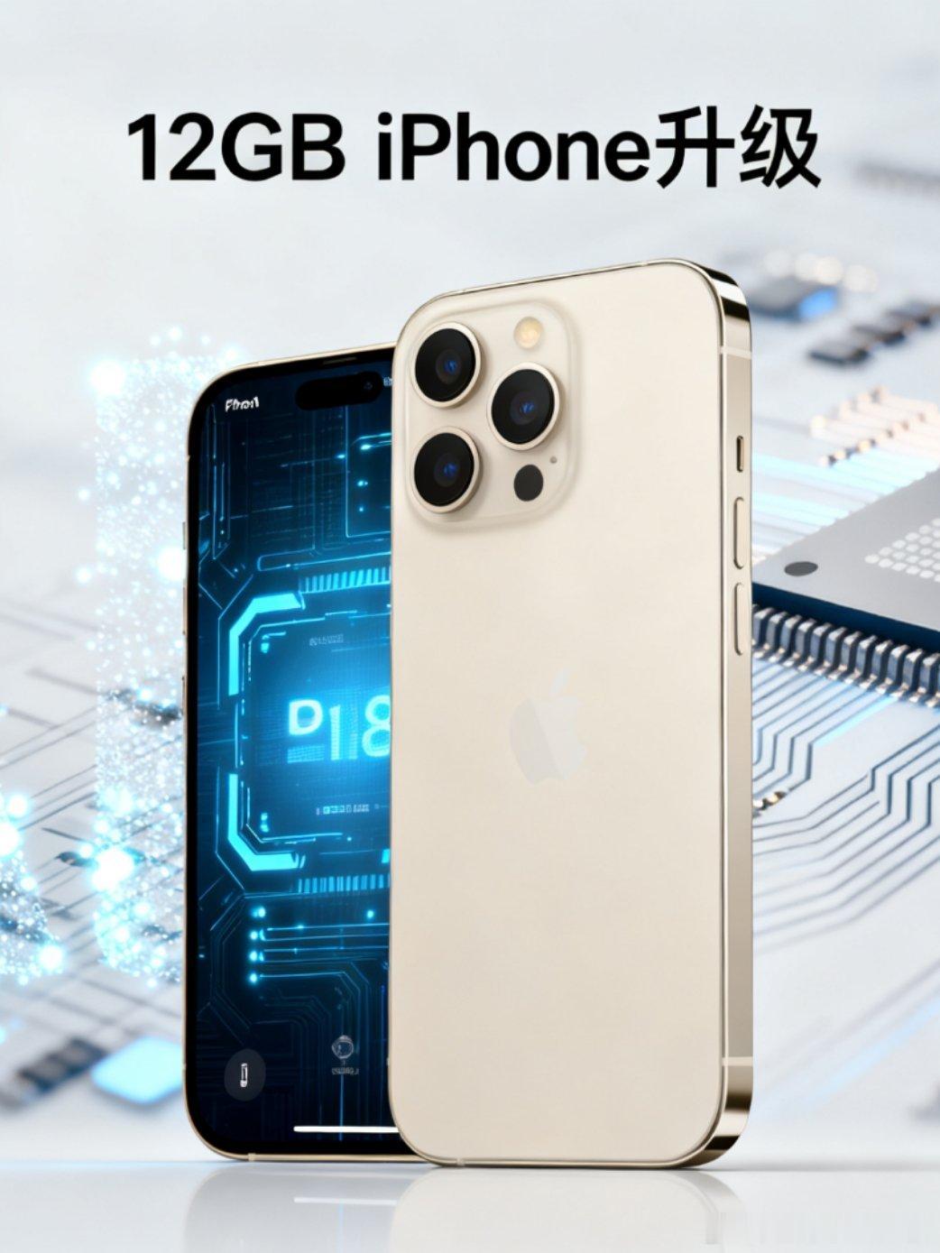 曝iPhone18标准版配12GB内存没啥吧，说穿了这波升级是被端侧AI逼的——