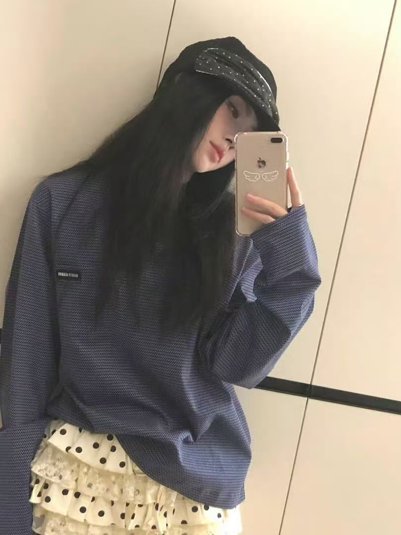 鞠婧祎[超话] THX 鞠婧祎 in CIDER雪纺高腰波点荷叶边蕾丝迷你裙鞠婧