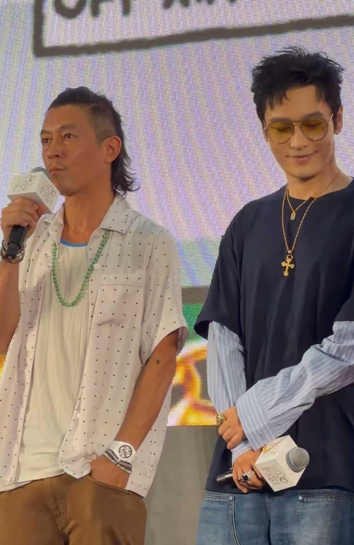 黄晓明旁边的老头是谁