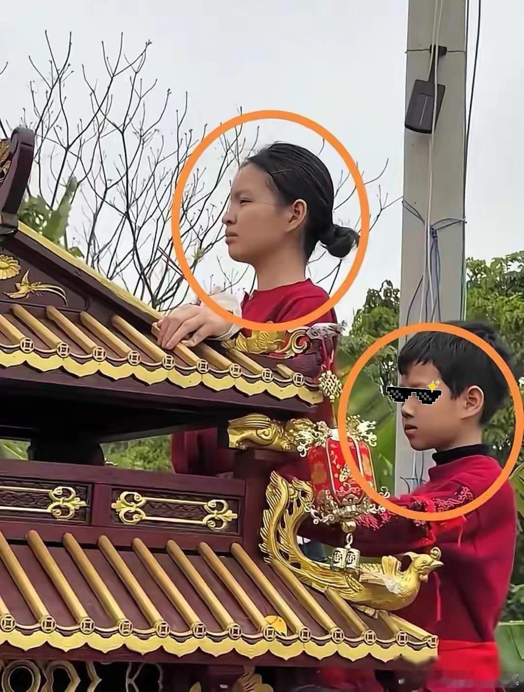 官方辟谣妈祖巡游资本介入换童所以其实两个都是女孩，没有耀祖？ 