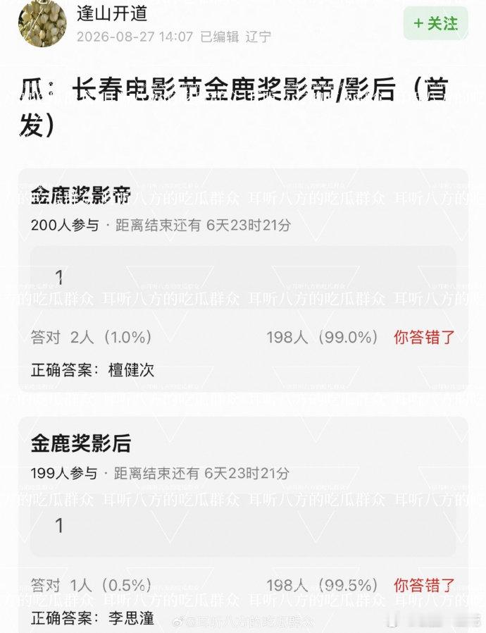网传金鹿奖影后李思潼曝金鹿奖影后是李思潼 金鹿奖影后消息网传是李思潼，消息暂未官