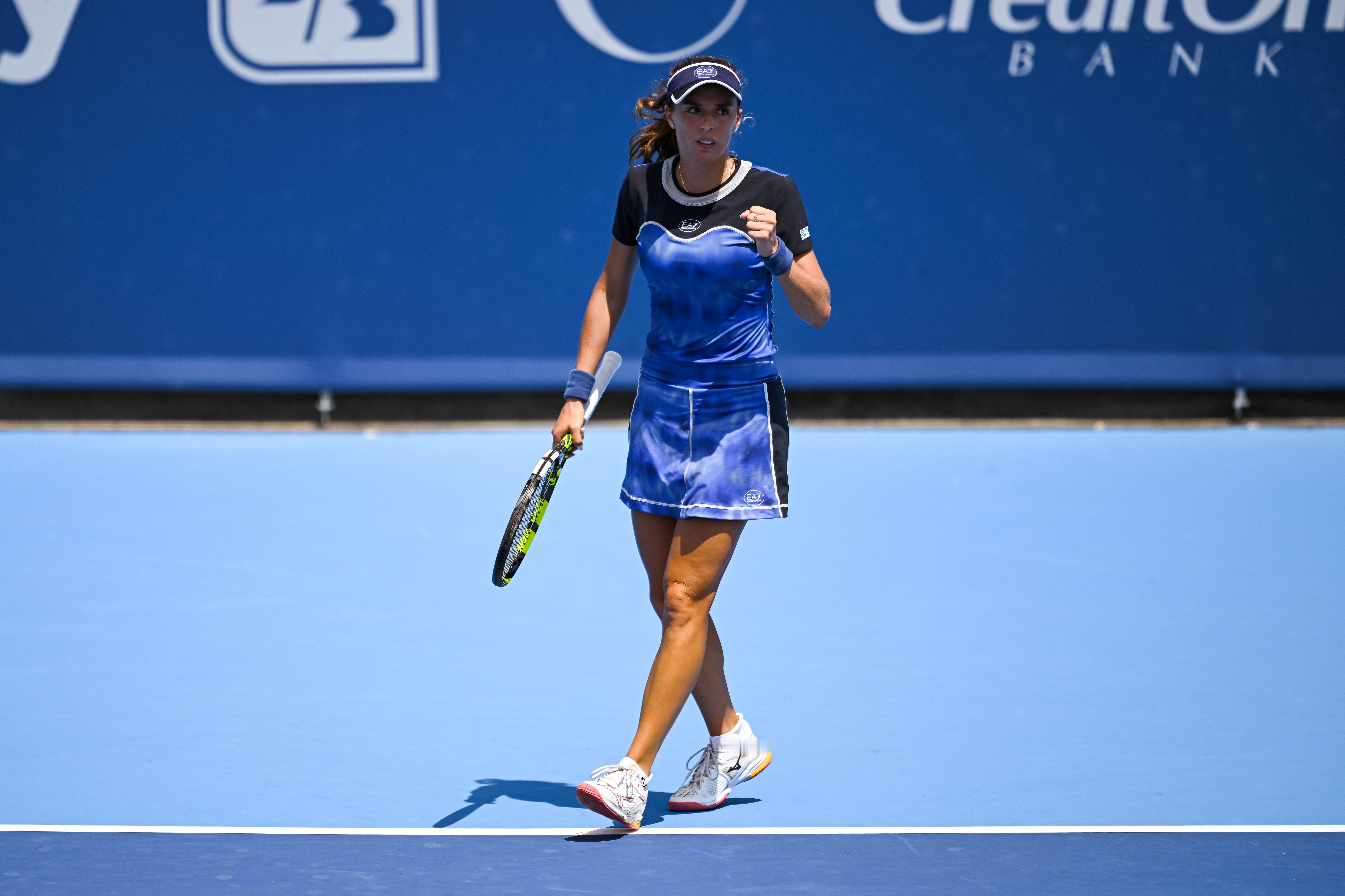 WTA1000辛辛那提站第三轮，布朗泽蒂以1-6 6-3 6-4逆转23号种子奥