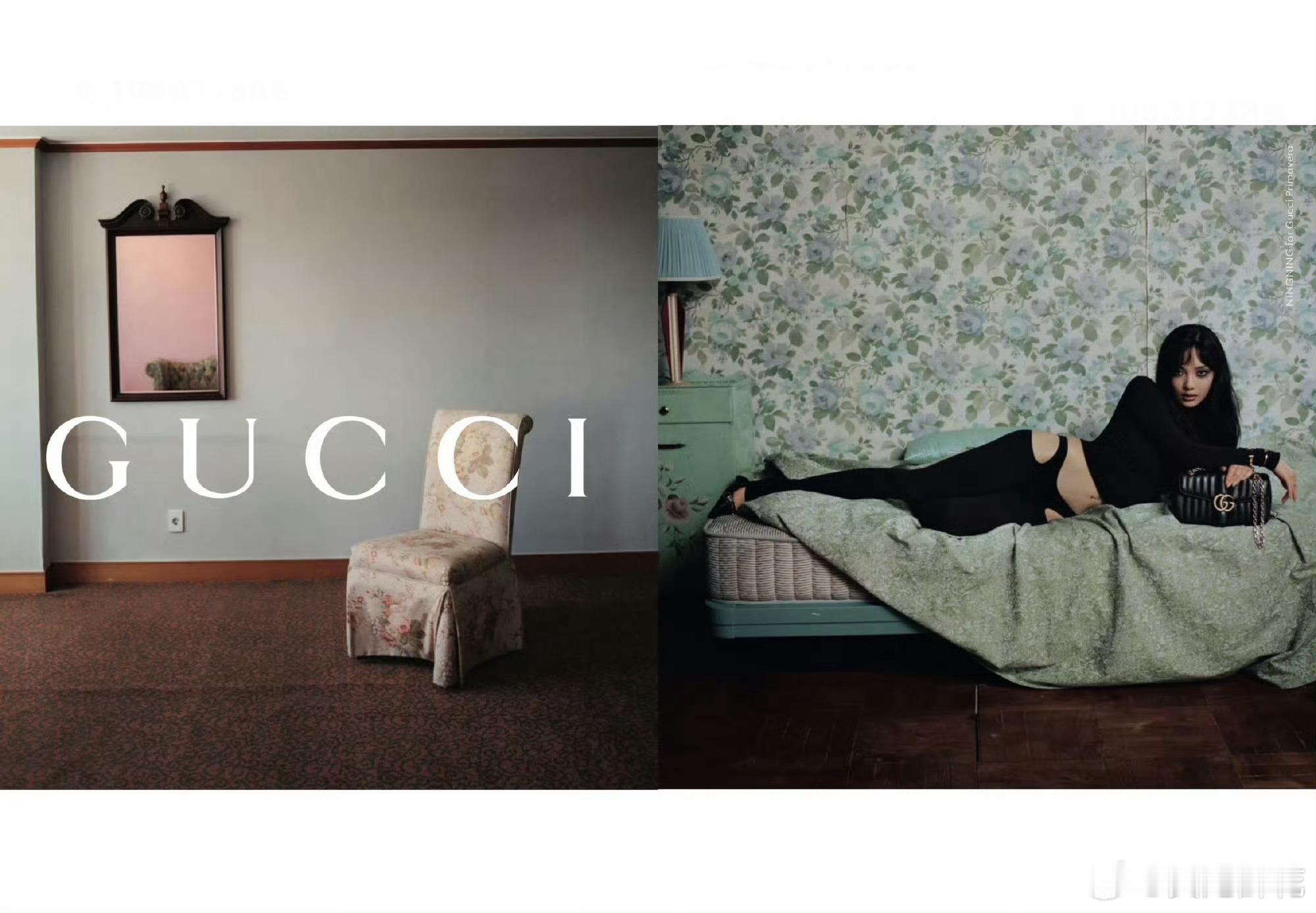 宁艺卓 × Gucci Primavera 2026 Campaign 哇哦，好